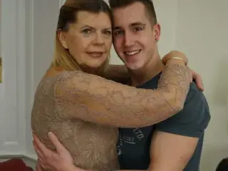 Granny Constance having sex with cute boy