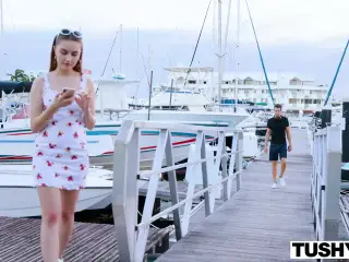 TUSHY Beautiful DJ Fan Meets And Gets Gaped By Her Obsession