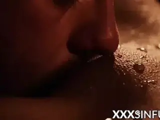 Gorgeous young babes drilled during erotic fuck session