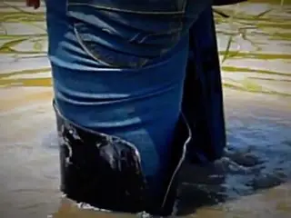 Sexy muddy long boots!!!