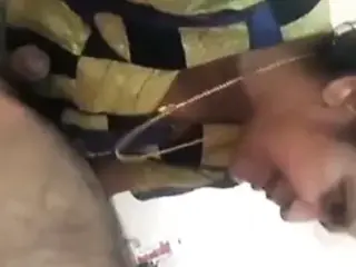 Cute real indian m0m sucking cock 1