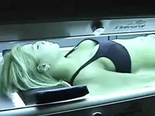 Farting on the tanning bed