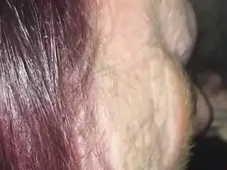 60 yr oldGranny shows pussy and blow young guy.
