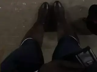 Rubbing myself in the stable