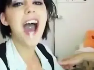 She sucks off a friend