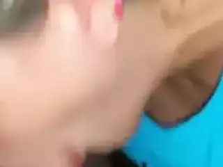 Gf sucing cock CIM and facial