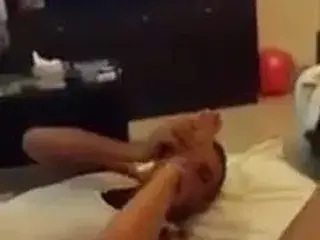 Rita Alchi my Slave Licking my feet