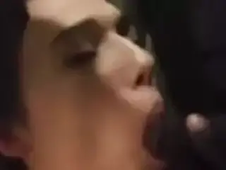 Vocal Slut Loving Two Black Cocks