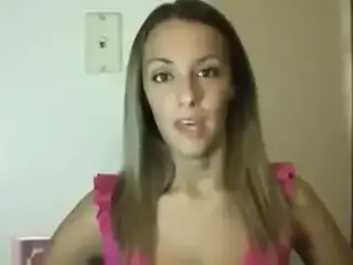 Pretty blonde girl farting