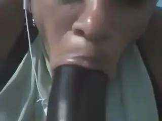 Eggplanted in her Mouth