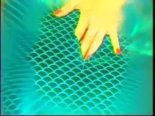 Big tits mermaid masturbating solo