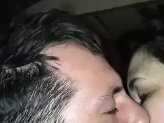 Bouncing on my husbands fat cock
