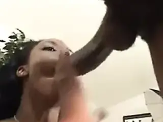 Ebony milf seduces young black cock