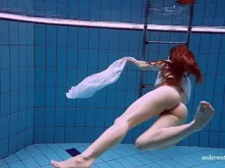 Relaxing underwater show with hot girls