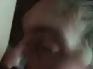 Pussy licking in the sauna
