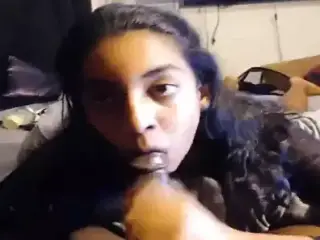 Muslim girl sucking