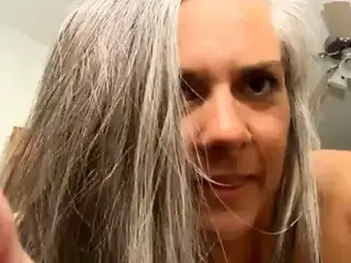 Beautiful horny Gilf