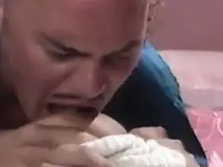 Mid age couple enjoying a cock