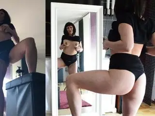 Yvee Masterbate Standing 2