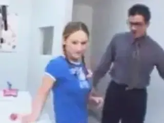 WALL Horny Schoolgirl Enjoys Check Up !