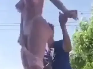 Couple Fuck on road