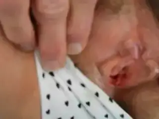 panties parted for pussy