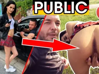 dates66.com Skinny Czech Teen Fucked In Dirt (PUBLIC)