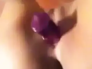 Hot nisha masturbating with lip balm