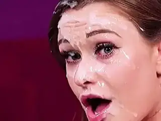 Massive Facial Cumshot Reaction 1