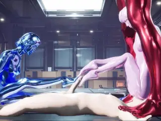 Unreal Engine Animation - Sentient Nanobot Slime Girl