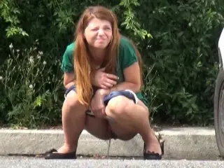 Pissing Next To A Car