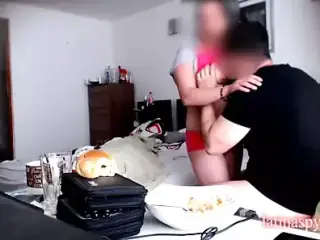 maid with tight pussy makes boss cum