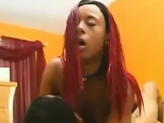 Beautiful ebony honey banged by big black cock in bed