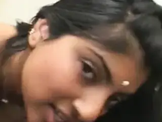 Beautiful Indian girl with a great ass sucks dick and gets drilled