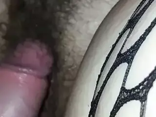 cum spills from the pussy