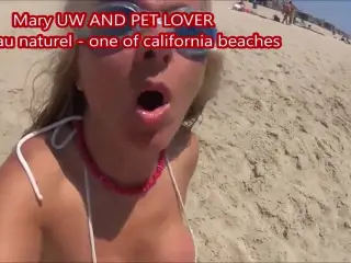 Mary UW&PL Cal beach swim