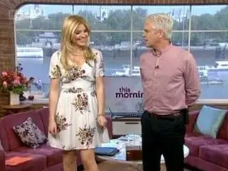 Spunk Over Holly Willoughby's Sexy Feet