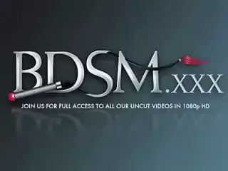 BDSM:Buttplug & cock in the ass - Hard deep Blowjob