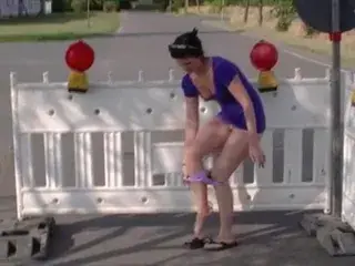 Outdoor pee fart