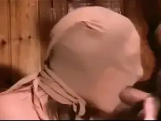 Pantyhose facial coverage nice shot !