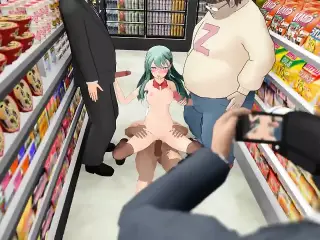 Suzuya making a music sex video in the store