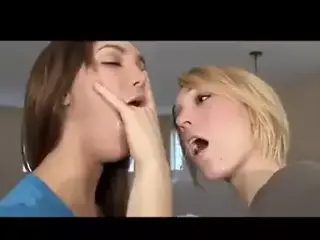 Tongue Suck Holly and Lily