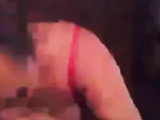 thick snowbunny giving head