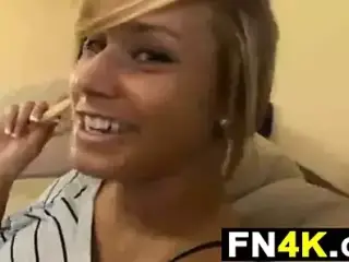 Blonde Handjob And Blowjob POV