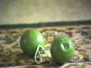 vintage - shooting three balls anal