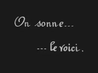 La lecon, 1925, french vintage