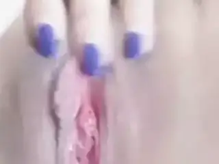 Chinese Girl Rubbing her Pussy