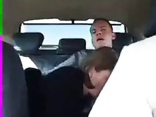 Hot Aunt Public Car Blowjob