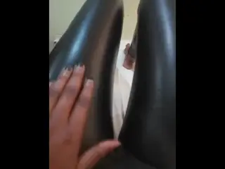 sexy leather pants girl