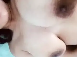 My Latina girlfriend playing with her pussy